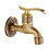 Rust-Resistant Wall Mounted Water Faucet, Solid Brass with Ceramic Disc Valve Core for Seamless Water Control and Timeless Charm 1