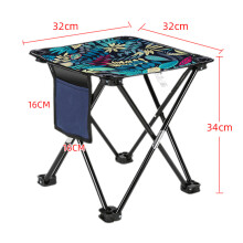 Chaise de camping portable, structure en acier durable et conception pliable et portable, légère pour un transport facile, idéale pour la pêche,