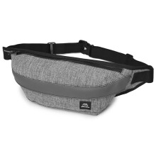 Justerbar mageveske for menn og kvinner, belteveske med hodetelefonutgang og tyverisikret lomme, crossbody-veske med glidelåslommer, komfortabel W
