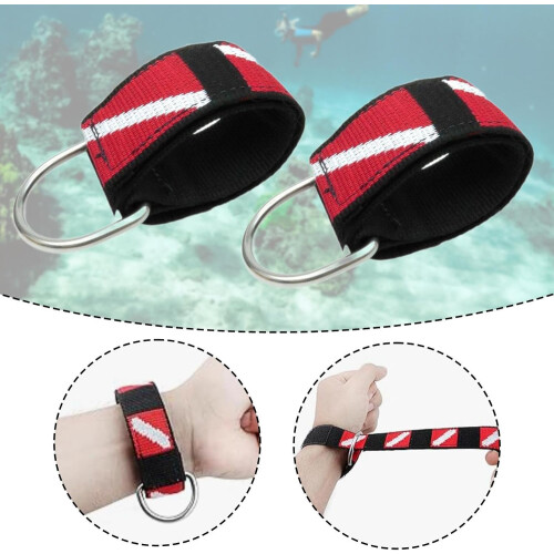 Wrist Straps 2Pack For Underwater Use, Universal Bracelet For Diving Compass, 1 Inch Width 1
