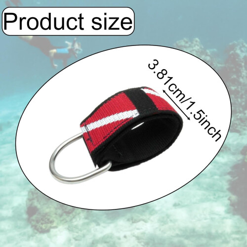Wrist Straps 2Pack For Underwater Use, Universal Bracelet For Diving Compass, 1 Inch Width 2