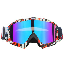 Schutzbrille für Outdoor-Fans, Motocross-Brille mit verstellbarem Riemen, stoßfester Linse und UV400-Schutz für Dirtbike- und ATV-Fahrten, Größe