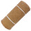 Coffee Brown Rattan Webbing Roll PE Plastic Mesh For Chair  13.8 In Width 3.3 Ft Hexagonal Pattern Restoration 1