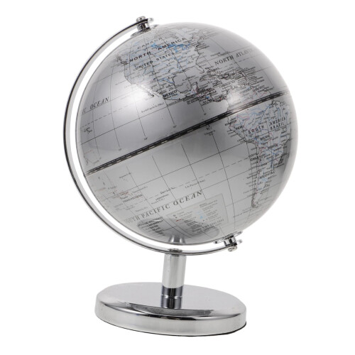 Ornament for Desk Educational Ball Earth Rotating Desktop World Ball School Globe