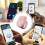 Remote Control Page Turner Ring Wireless Camera Remote Control Presentation Clicker Fingertip Page Scrolling Pink 3