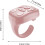 Remote Control Page Turner Ring Wireless Camera Remote Control Presentation Clicker Fingertip Page Scrolling Pink 4