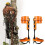 Tree Climbing Spurs Adjustable Tool With Leggings Straps NonSlip Pedal For Safe Climbing 4