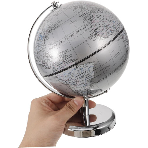 Ornament for Desk Educational Ball Earth Rotating Desktop World Ball School Globe 1