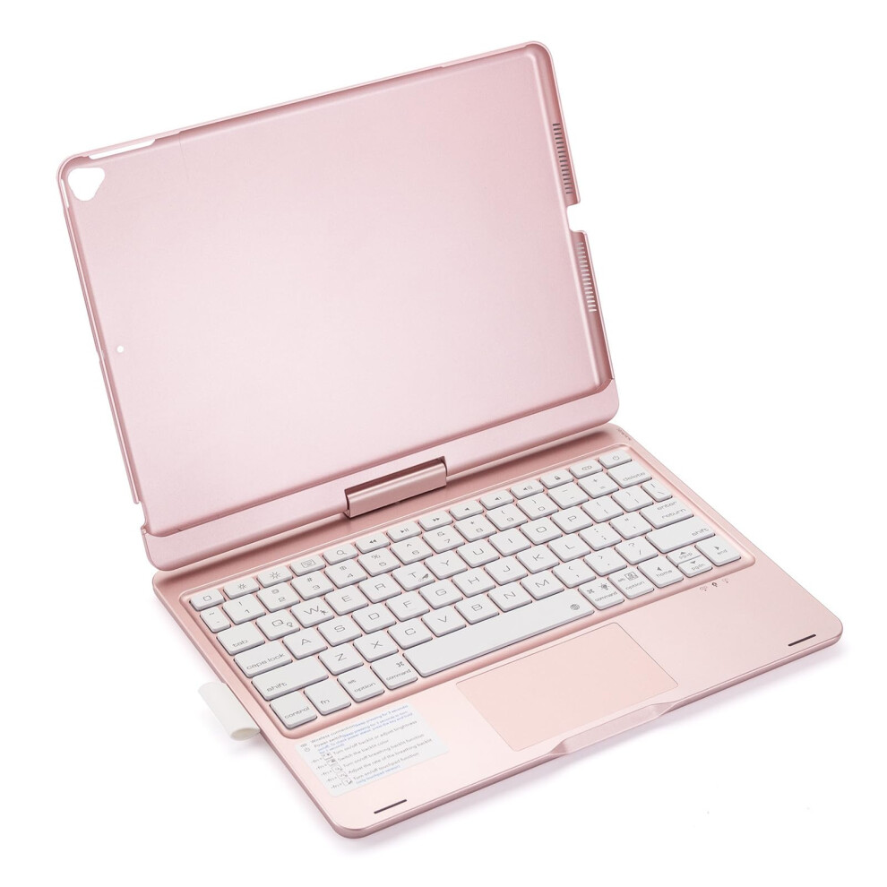 360 Degree Rotatable Bt Keyboard Rechargeable Wireless Keyboard And Mouse 7Color Backlit For 10.210.5 Inch Tablets 9001264403942
