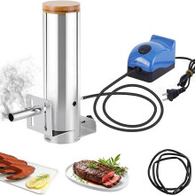 Pellet Smoker Stainless Steel Hot/Cold Smoke Generator Portable Electric BBQ Adjustable Smoke Volume For Smoked Meats