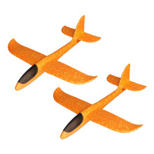 Pack of 2 Toys for Airplanes Toy for Aircraft Models Aeroplane Toy Children's Toy Orange