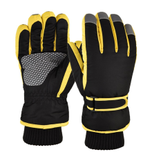 Guantes de invierno para jóvenes para deportes al aire libre, manoplas de esquí impermeables y duraderas con aislamiento cálido y diseño