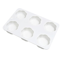 Chocolade Schimmel 6 Holte Bloemknop Siliconen Mal Mousse Taart
