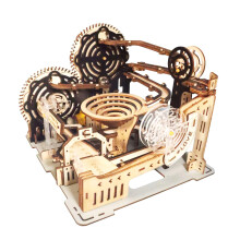 Motor Driven Elevator 3D Wooden Puzzle Adult Double Track Racing Track Unique Anniversary Gift for Colleagues