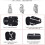 Adjustable Shoulder Strap Drawstring Backpack, Separate Shoes Compartment, Multipockets, Durable & Comfortable, Water-Resistant Fabric For Women Men 6