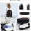Adjustable Shoulder Strap Drawstring Backpack, Separate Shoes Compartment, Multipockets, Durable & Comfortable, Water-Resistant Fabric For Women Men 5
