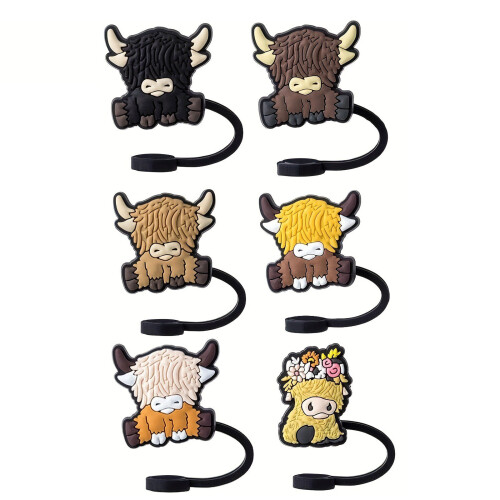 Set van 6 aantrekkelijke strohoedkappen, strohoedplug,