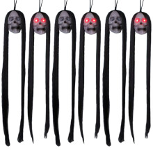 Enge hangende schedel Halloween thema feest rekwisieten LED lang