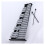 Glockenspiel 32 Note Chime Foldable Portable Practical Aluminum Plate Percussion Instrument 1