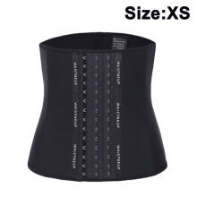 Tailletrainer, latex onderbustband, ondersteuning bij postpartum herstel, verstelbare haakjes, spiraalvormige stalen baleinen, hoge compressie,