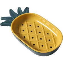 Bol para servir comida con forma de piña, de material PP grueso, de secado rápido, portátil, para ensaladas, fácil de limpiar, duradero, color
