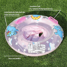 Salvagente gonfiabile, galleggiante extra assorbente per piscina per bambini con tettuccio, ampia applicazione per salvagente per bambini, adatto per