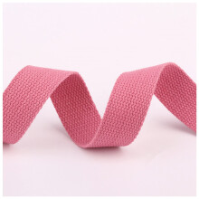 Cotton Webbing 25mm Canvas Tenacity Backpack Strap Webbing Pink, Label Ribbon, Sewing Tape For Clothes, Bag Parts