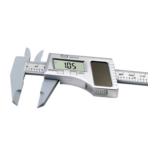 Solar Plastic Caliper Electronic Digital Display 0150mm Range Mini Vernier Caliper Measurement Tool