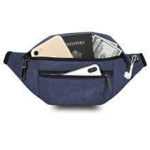 Crossbody-taske til eventyrere, mavetaske med stor kapacitet og justerbar rem til rejser, cykling, vandreture