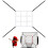 Pitching Target, Baseball Strike Zone Target for Pitching Net, 4 Adjustable Straps  Professional Training Equipment 5
