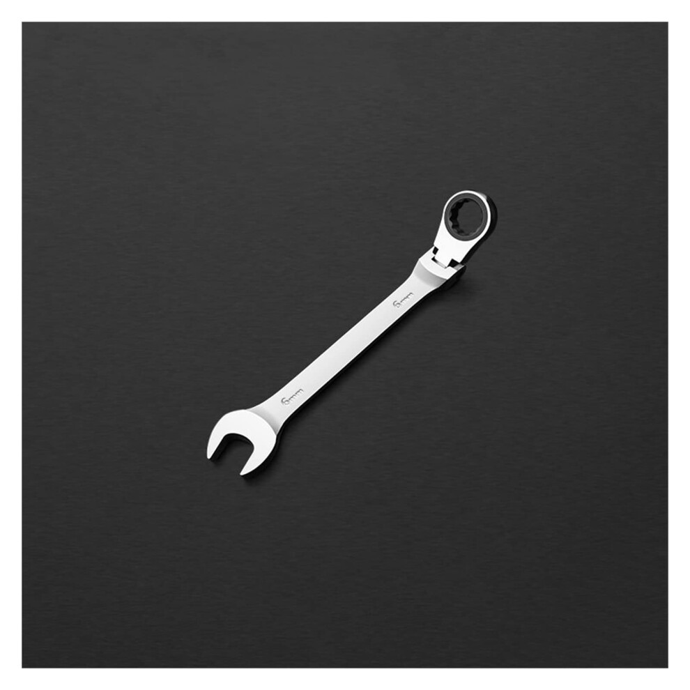 Combination Ratchet Wrench Flexible Head, Movable Head, Openend Spanner, Dualpurpose Car Hand Tool 6Mm 9323874525549