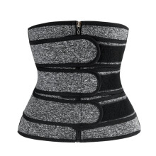 Cinta modeladora corporal para suporte fitness, firmadora abdominal, corretora de postura, com design confortável, zíper ajustável e tecnologia