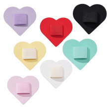 Set van 7 Love Heart PU lederen potloodclip, zelfklevende