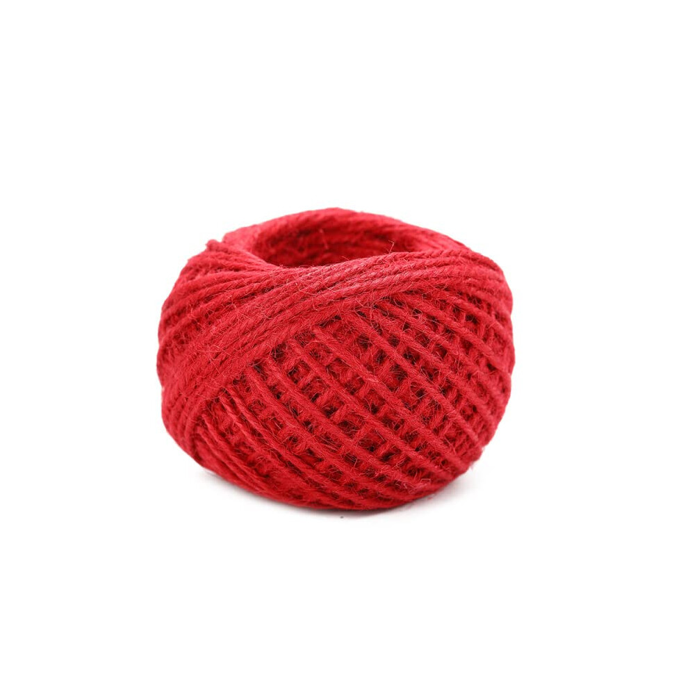 Burlap Rope 50M 2Mm Natural Burlap Jute String For Diy Tags Hang Tags Wedding Decor Gardening Cord 9339159758892
