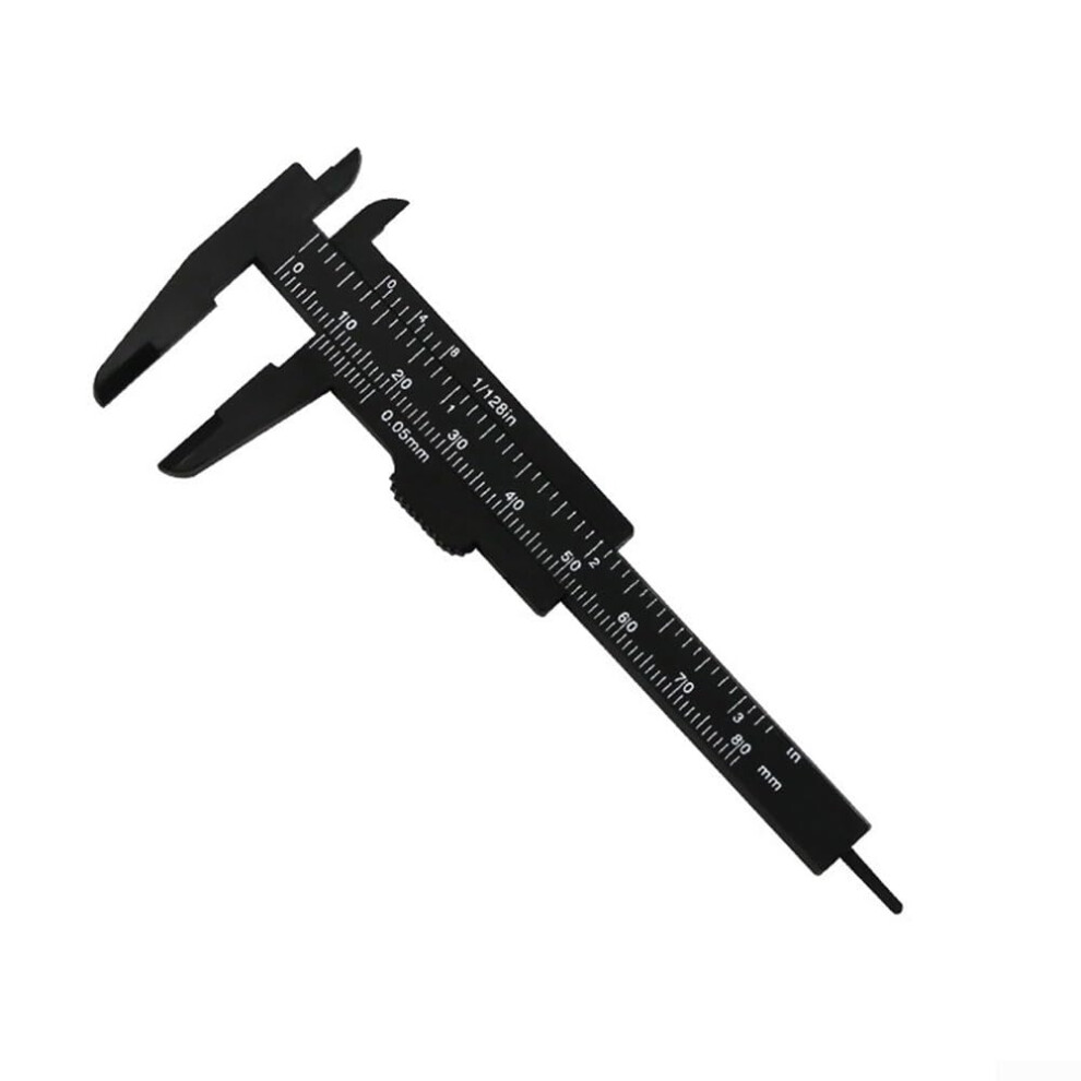 80Mm Mini Plastic Sliding Vernier Caliper Gauge With Locking Mechanism For Measurements 9323874525761