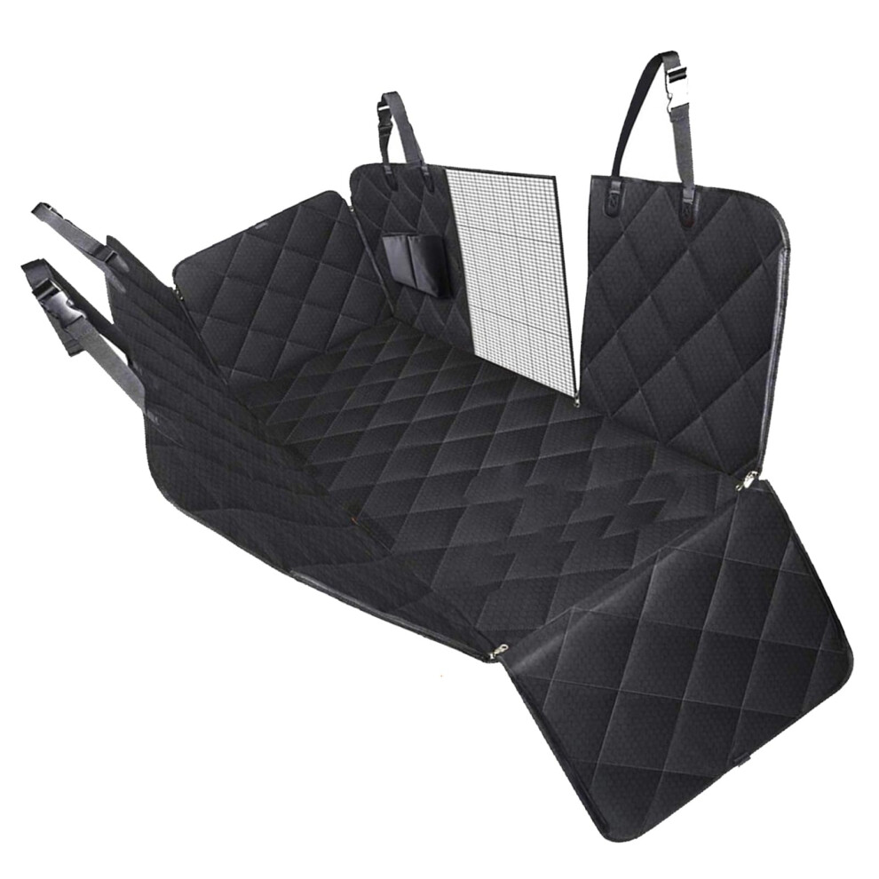 Waterproof Dog Car Seat Cover With Mesh Window, Scratch Proof Back Seat Hammock For Suvs And Trucks 9119770247605