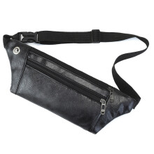 Modische Gürteltasche, die von der Hüfte bis zur Schulter getragen werden kann, ausreichend Platz für das Nötigste und verstellbare Gurte für
