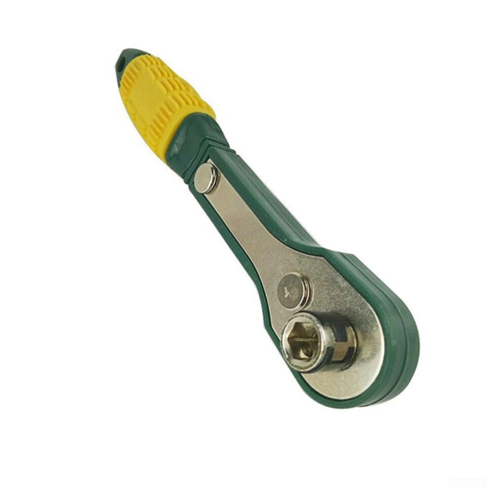 Mini Quick Ratchet Wrench Multi Function Screwdriver Lever Socket Spanner Tool For Automobiles 9119770246172