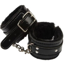 Plush Handcuffs  Black Handcuffs  Plush  BDSM  Beginners  Comfortable  Fluffy  Adjustable