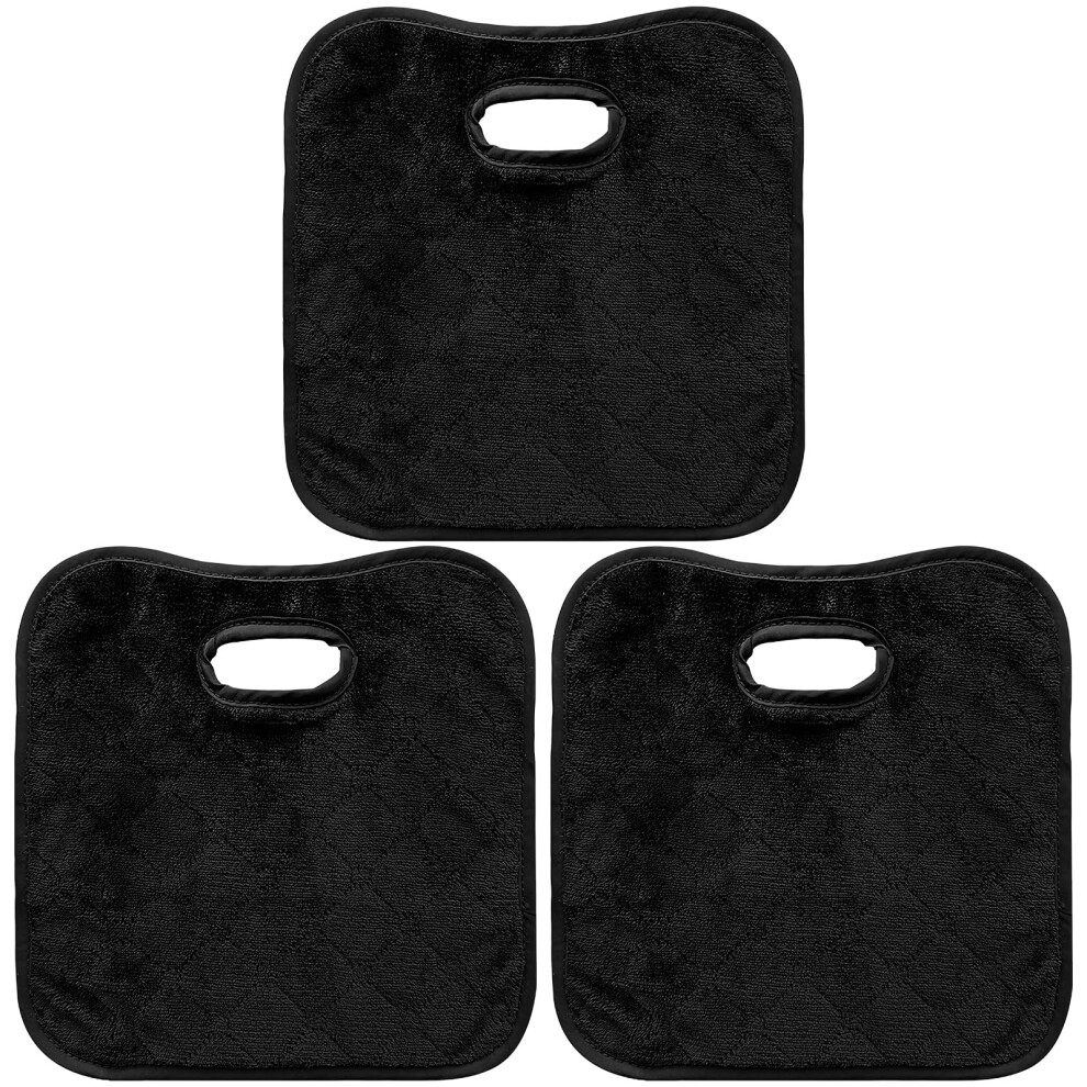 Car Seat Protector 3Pack Waterproof Baby Car Seat Liners For Potty Training, Reusable For Home And Toddlers, Black