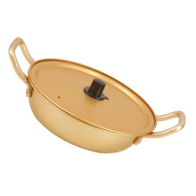 Reusable Ramen Pot With Lid Aluminum Double Handle For Instant Noodles Small Size For Singles And Families