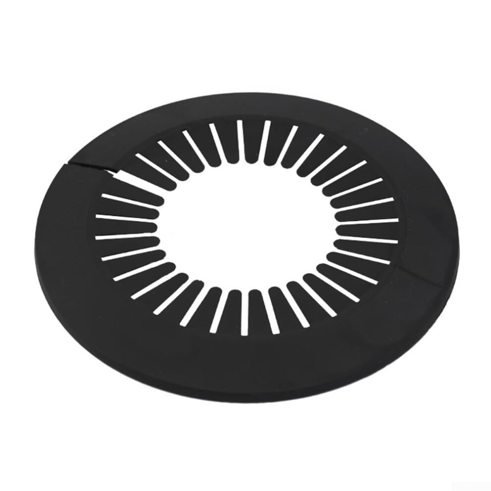 Flange Pipe Cover 5Pack Black Decorative Rosette For Heating Pipes Wall Decor, Fits 14220Mm (1429Mm) 9001264405755