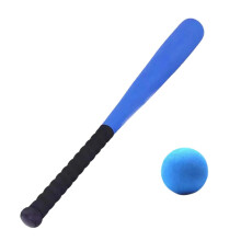 Kids Foam Baseball Bat And Ball Set T Ball Bat For Game Learning Lightweight Soft Handle Blue