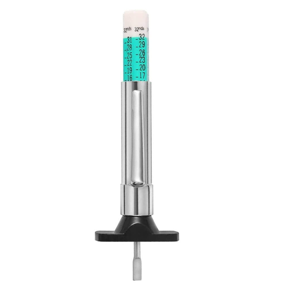 Tire Depth Gauge Smart Color Coded Tire Depth Measurement Tool Tire Wear Gauge Digital Caliper Two Color 9323874526409