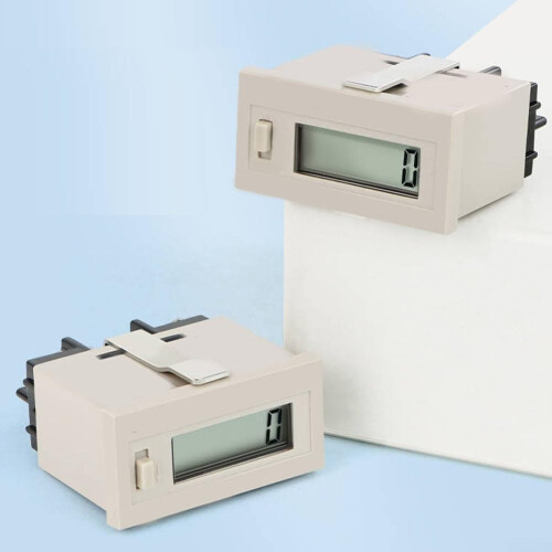 Electronic Timer For Digital Counter 6Digit Display, 10/s Count Speed, 0999999 Range, No Voltage Input, Industrial 2