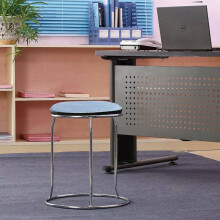 Husă de pernă pentru scaun respirabilă cu model de dungi ticăitoare, spumă cu memorie confortabilă, spate antiderapant cu dungi albastre de 33