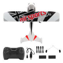 Gyroscopisch gestabiliseerd RC-vliegtuig, gemakkelijk te besturen RC-vliegtuig met 2,4 GHz afstandsbediening, duurzame constructie van EPP-schuim,