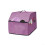 Space Saving Overlock Sewing Machine Cover With Pockets For Tools And Accessories Purple 1
