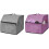 Space Saving Overlock Sewing Machine Cover With Pockets For Tools And Accessories Purple 3