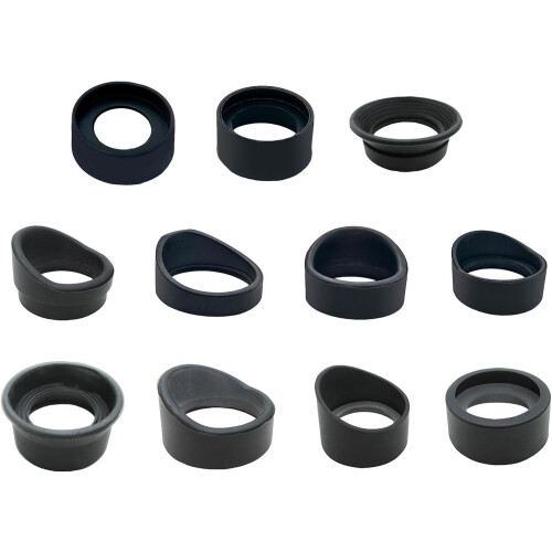 Soft Rubber Eyepiece Eye Shield 28mm37mm Inner Diameter, Eyepiece Guard Cup for Binoculars and Microscopes 1